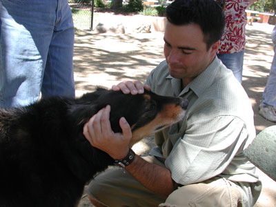 Rob with Mattie