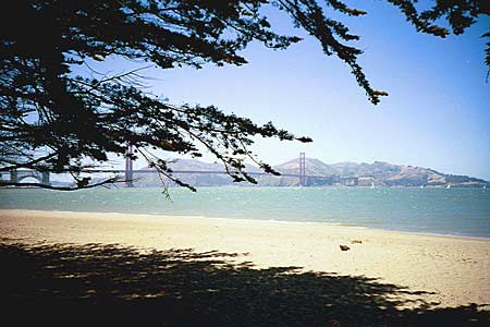 golden gate bridge, san francisco, july 2002