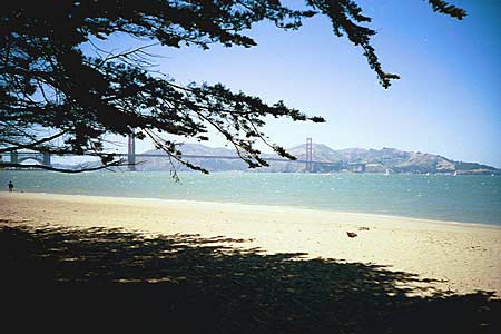 golden gate bridge, san francisco, july 2002