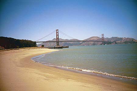 golden gate bridge, san francisco, july 2002