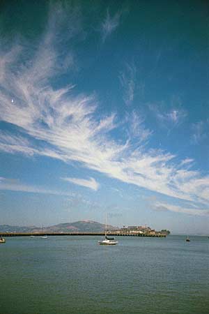 towards alcatraz, sf, july 2002