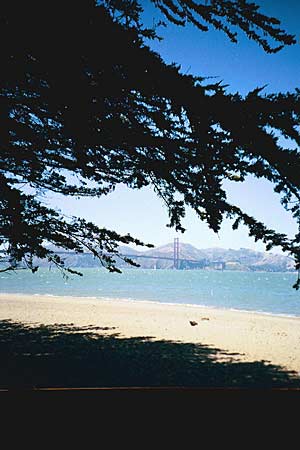 golden gate bridge, san francisco, july 2002